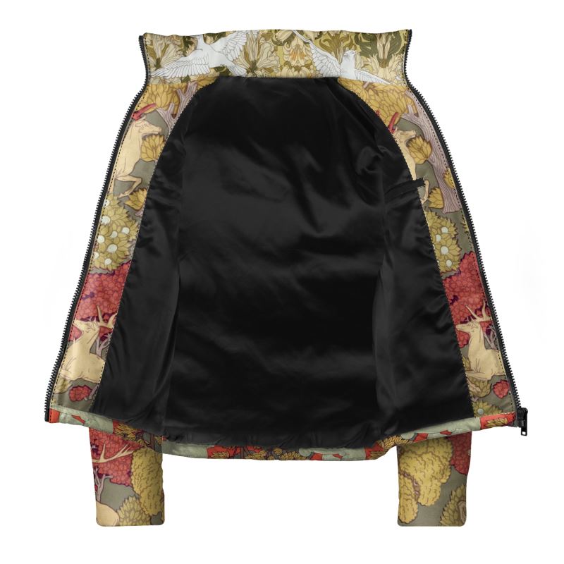 Art Nouveau Puffer Jacket With Eco Ocean Filling