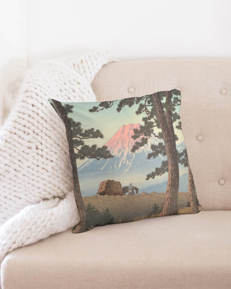 Kissenbezug im Ukiyo-e-Vintage-Stil, 45,7 x 45,7 cm 