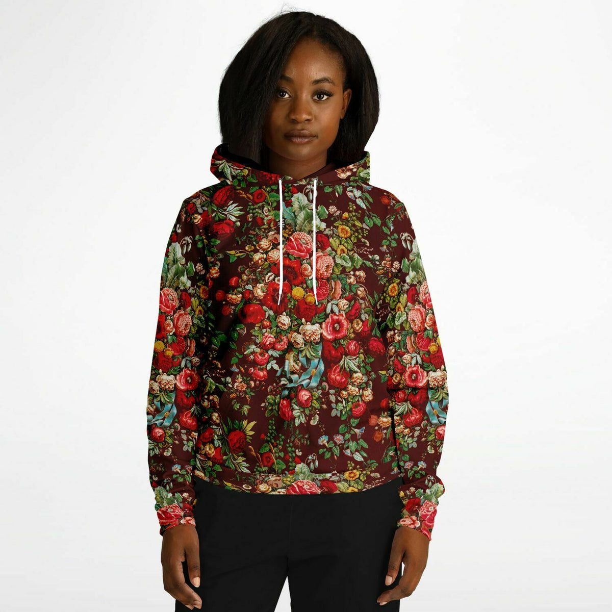 Lightweight hoodie - Art Nouveau Flowers Museum Collection
