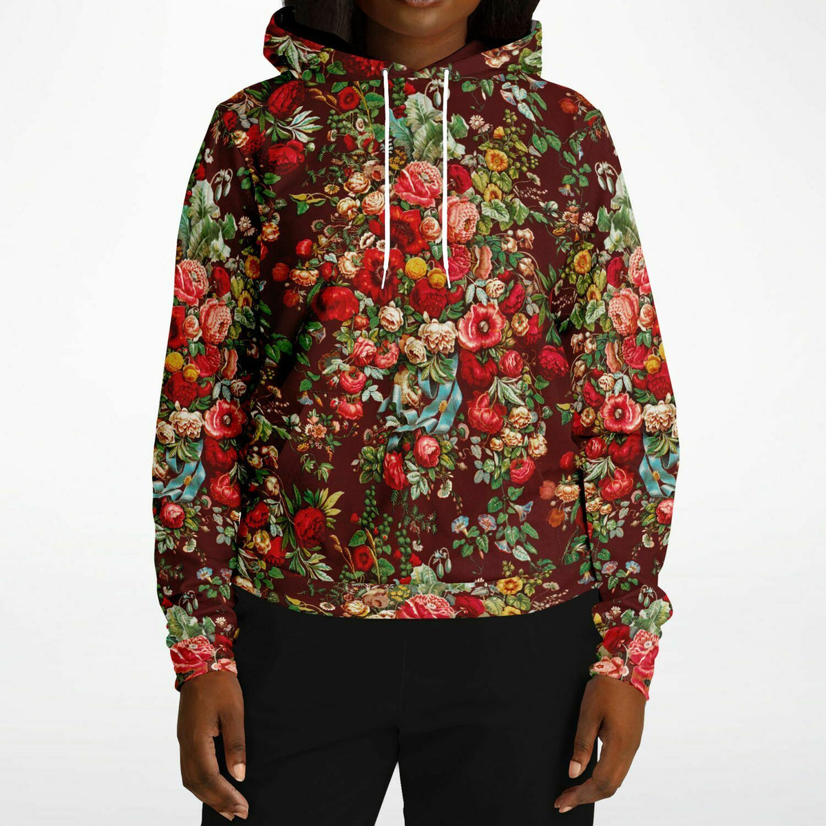 Lightweight hoodie - Art Nouveau Flowers Museum Collection
