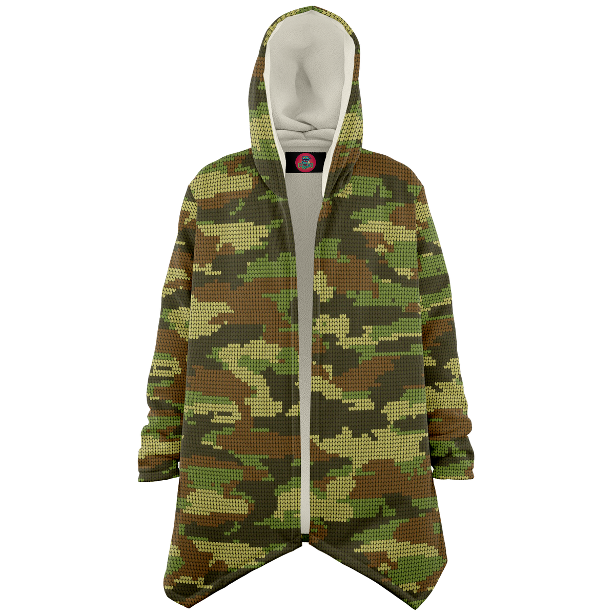 Camo Microfleece Unisex Hooded Cloak