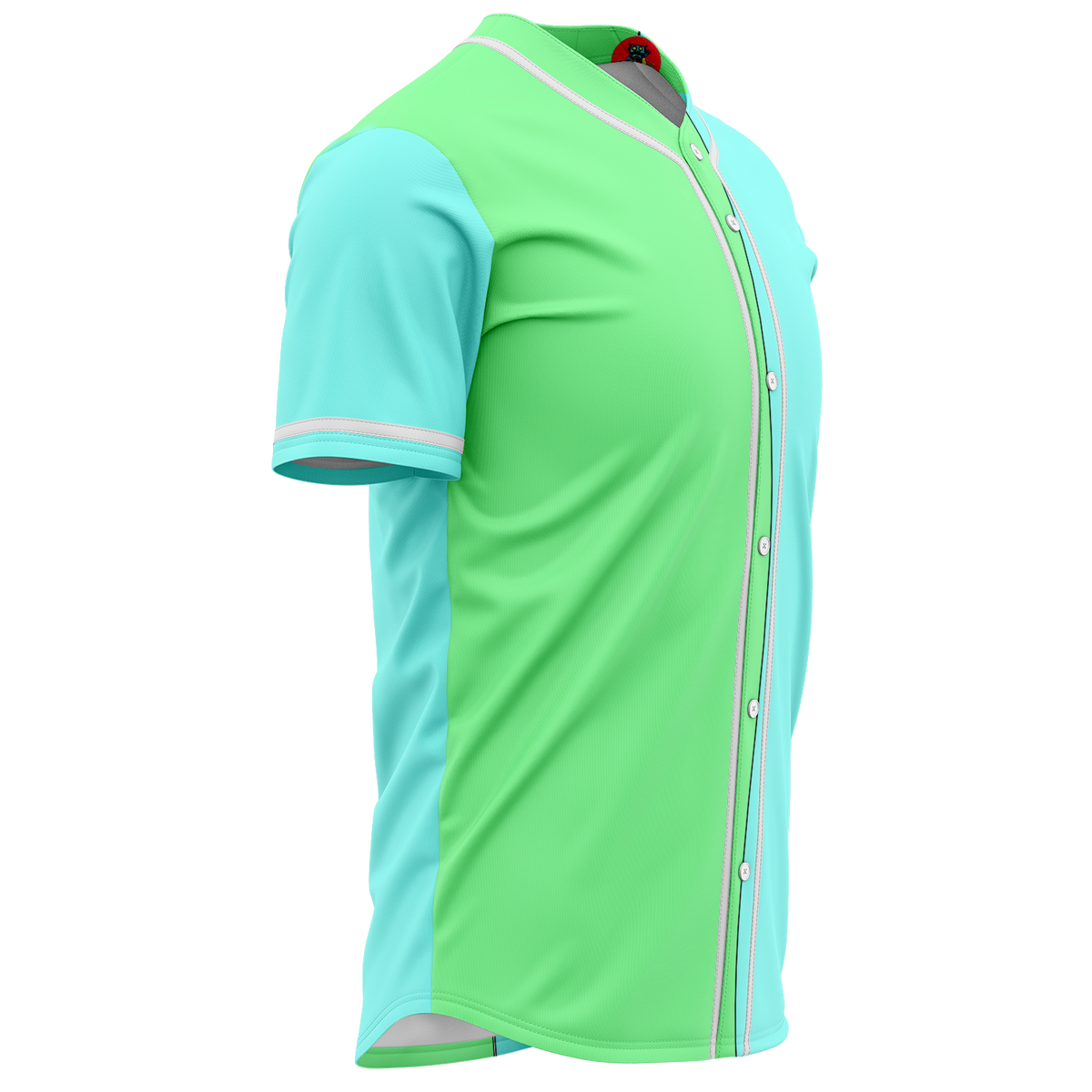 Jersey fendu art déco citron vert