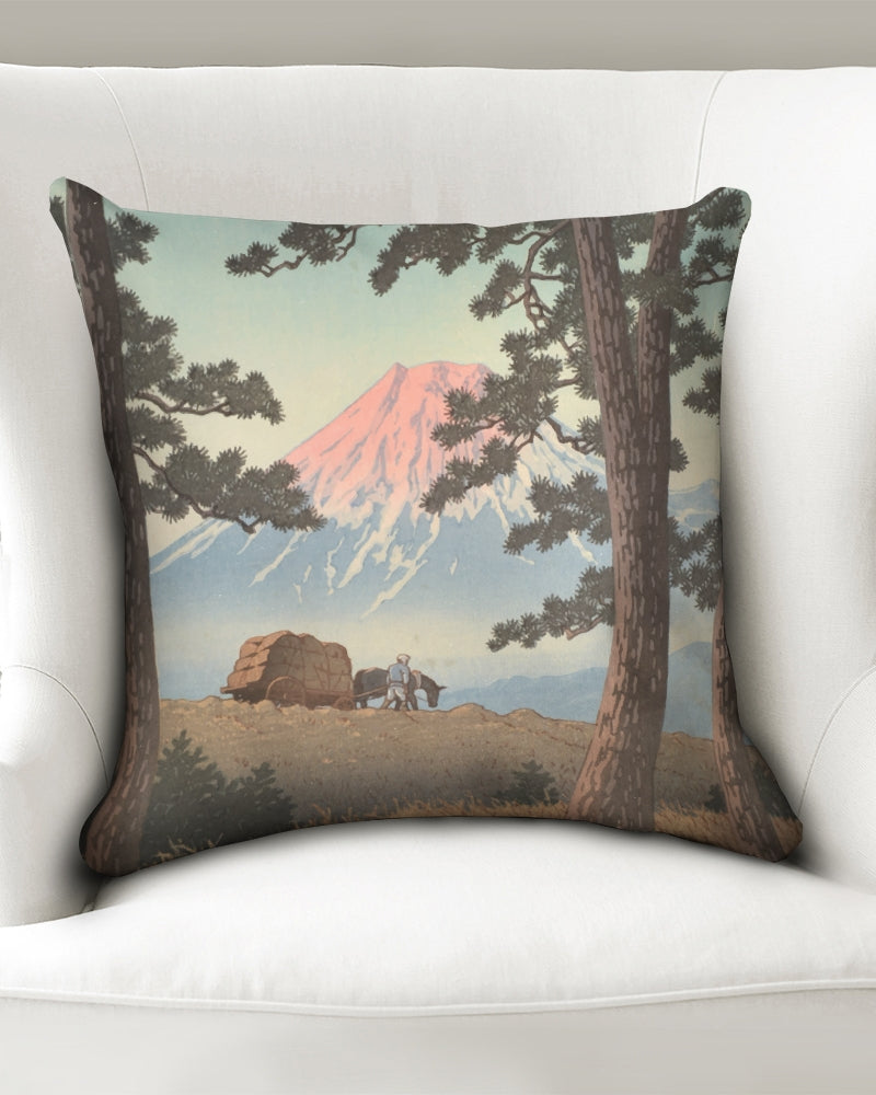 Kissenbezug im Ukiyo-e-Vintage-Stil, 45,7 x 45,7 cm 