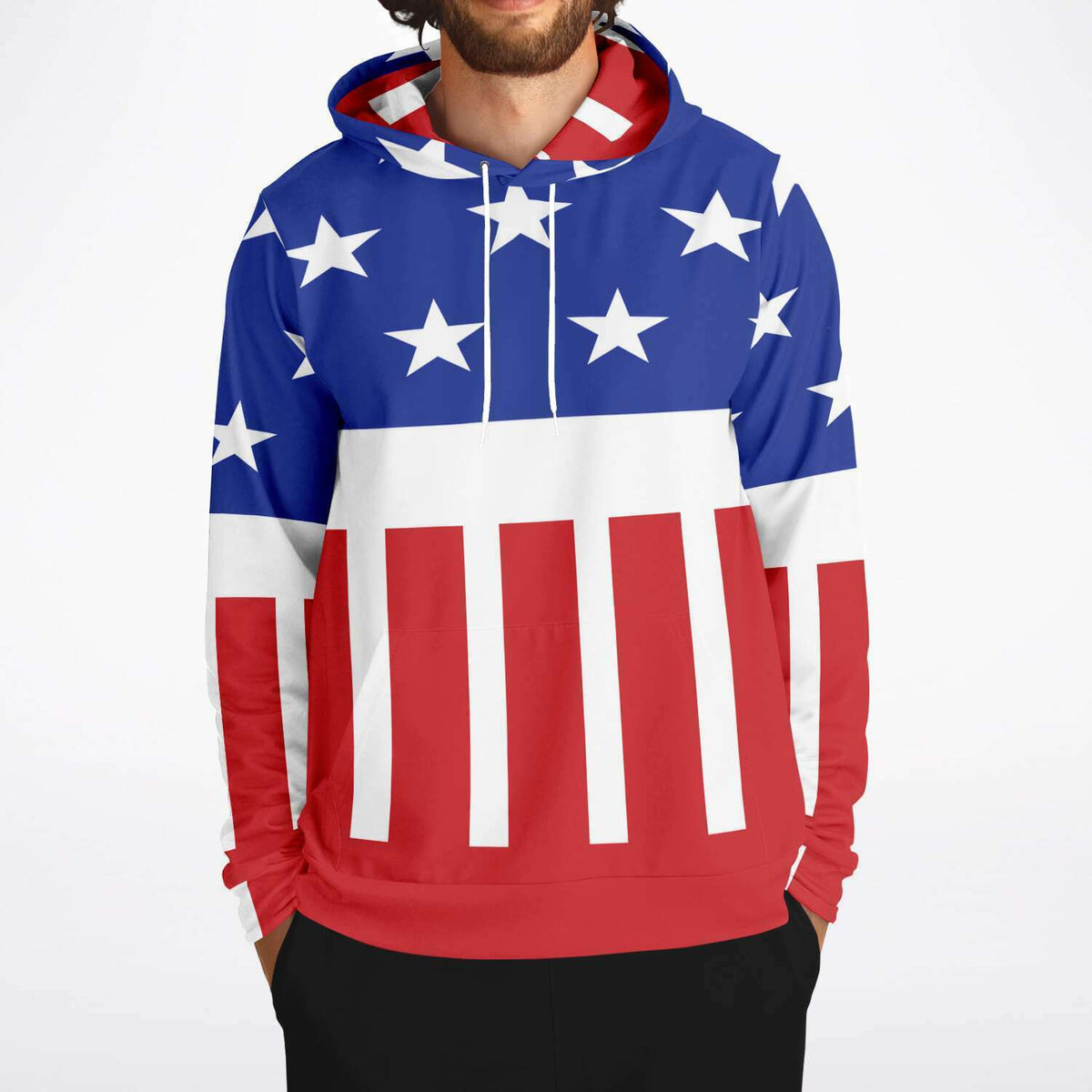 USA Flag Hoodie