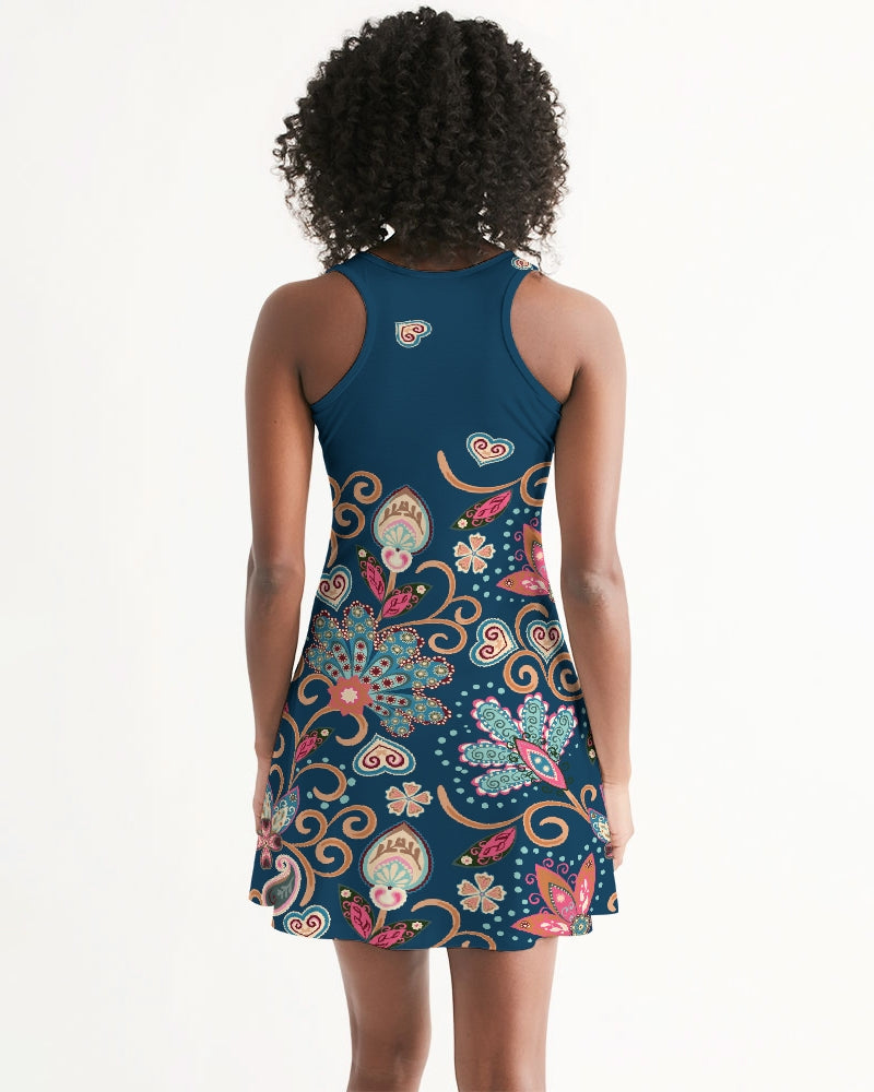 Art Deco Paisley Women&#39;s Racerback Dress