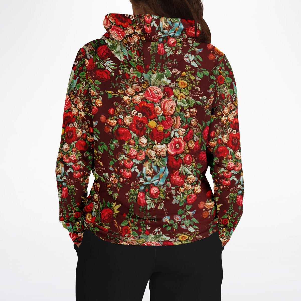 Lightweight hoodie - Art Nouveau Flowers Museum Collection
