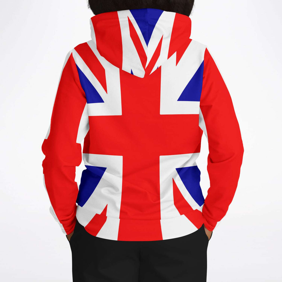 Union Jack Hoodie Cotton Blend