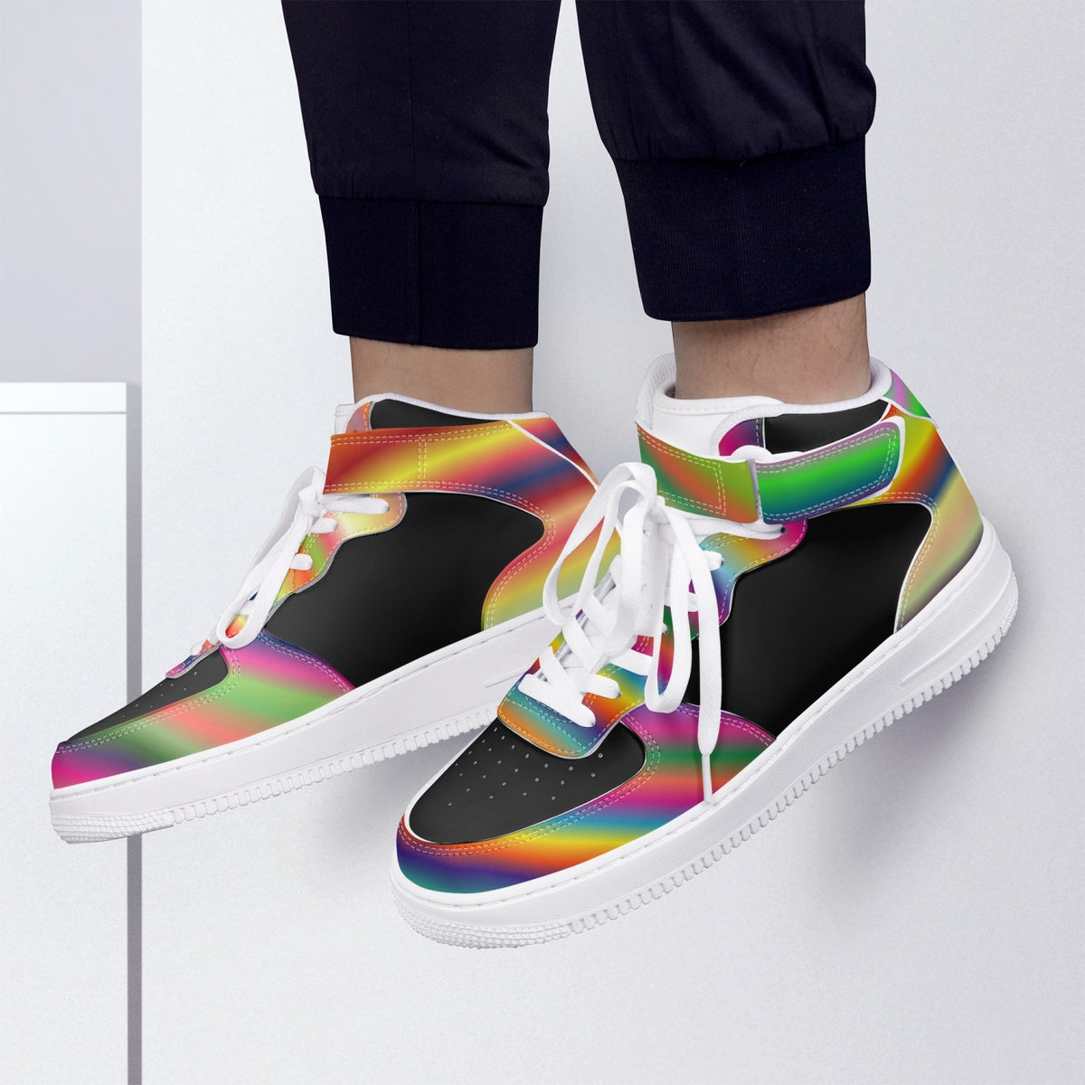 Hauts personnalisés arc-en-ciel