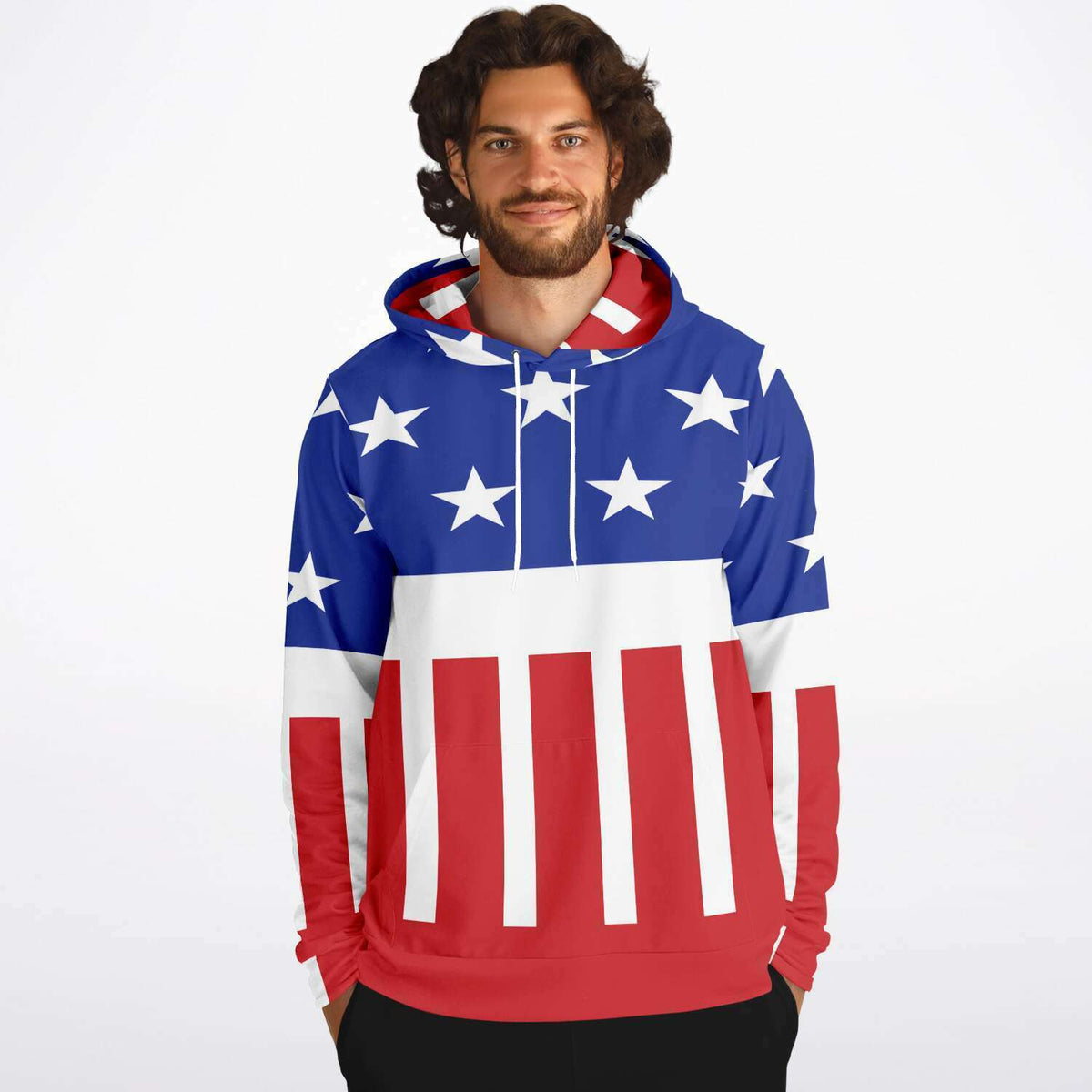USA Flag Hoodie