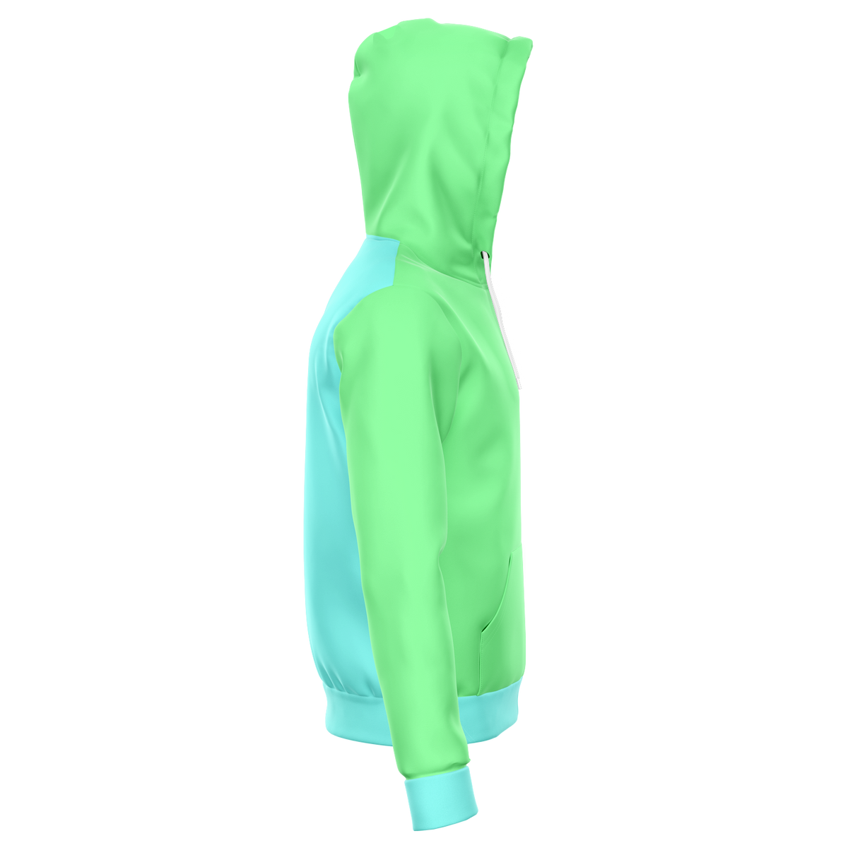 Lime Split Hoodie