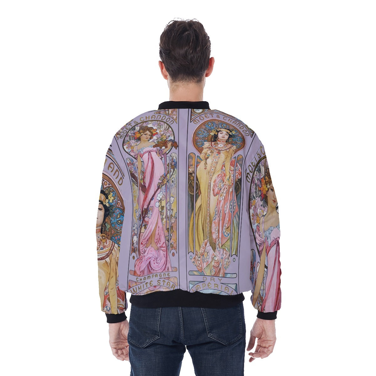 Alphonse Mucha Unisex Bomber Jacket