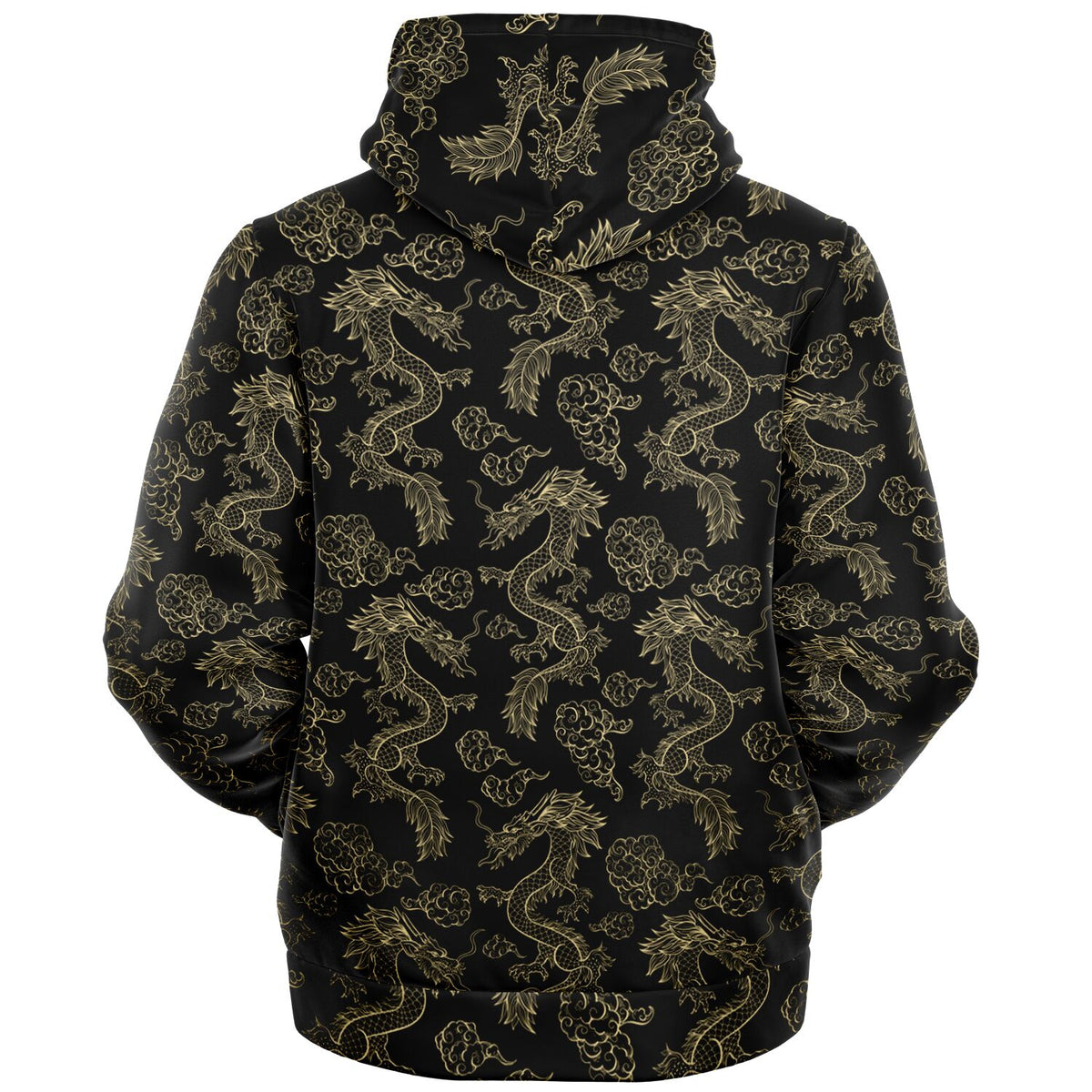 Microfleece Ziphoodie - Golden Dragon