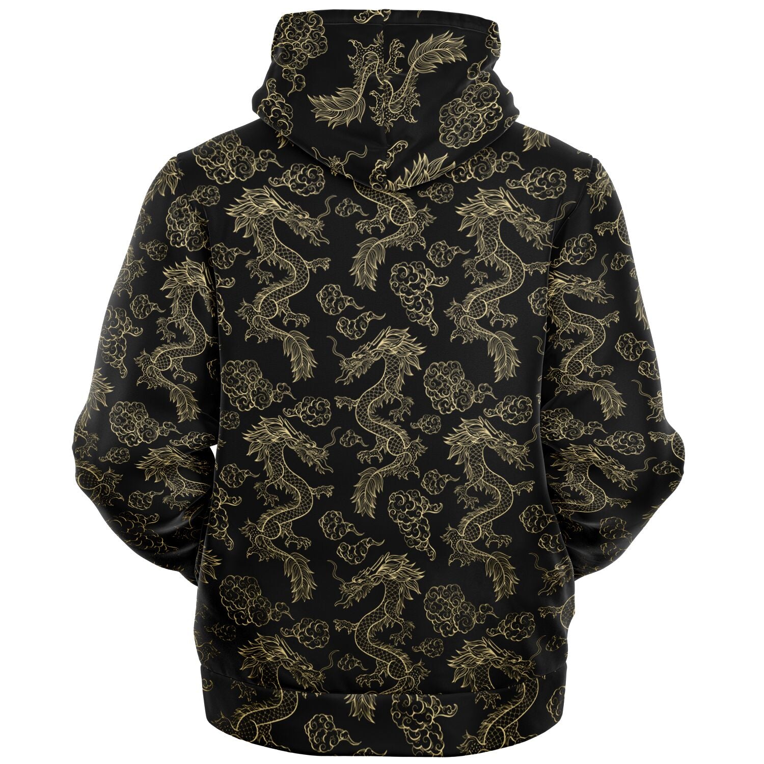 Microfleece Ziphoodie - Golden Dragon