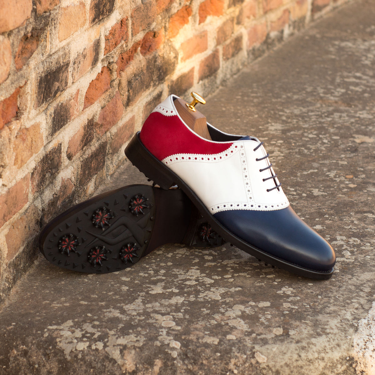 Golf Shoes Premium Handcrafted - Soft Spikes, Spanish Artisan Made, Great for Golf Enthusiasts