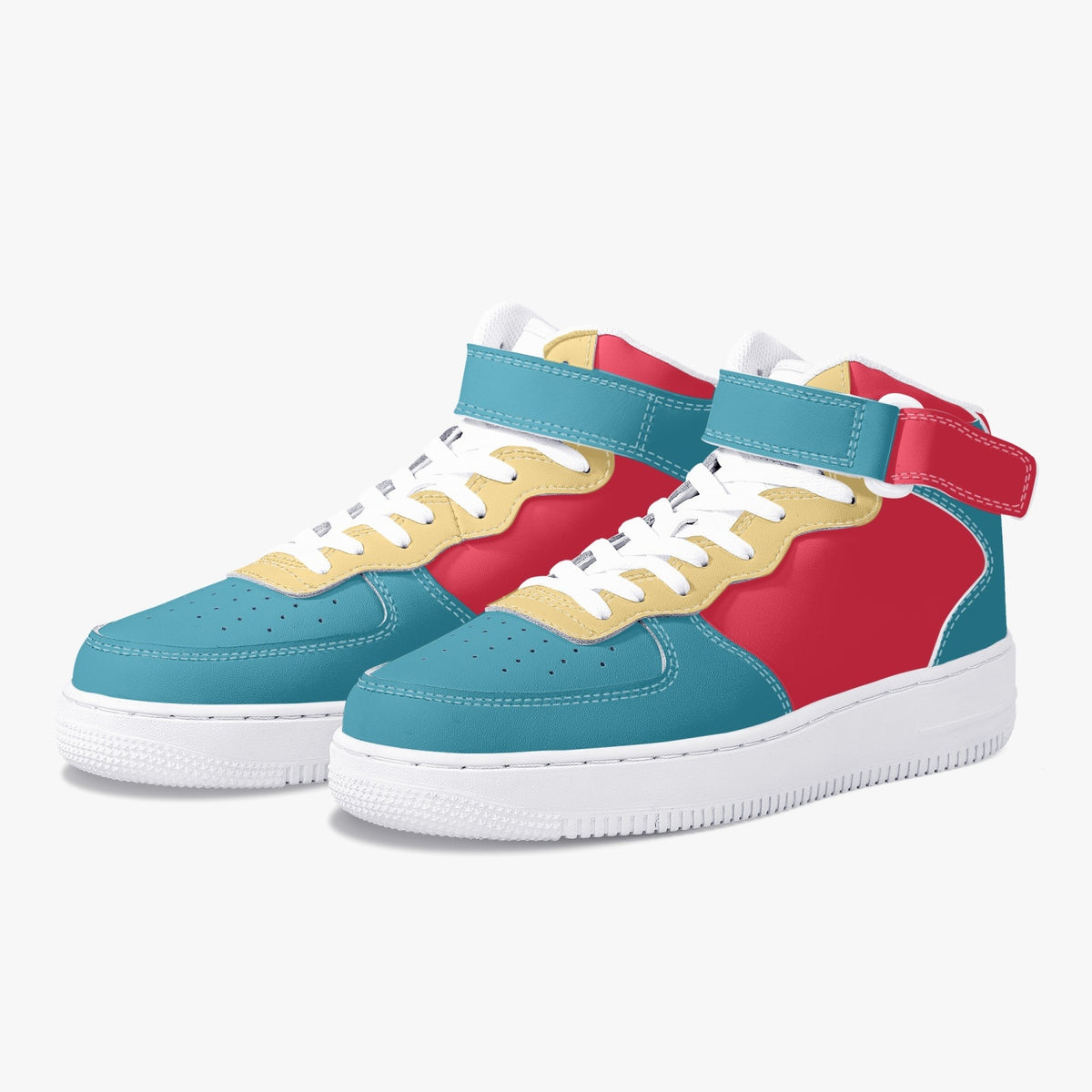 Colour Block Hi-Top SneakersPlus SIze