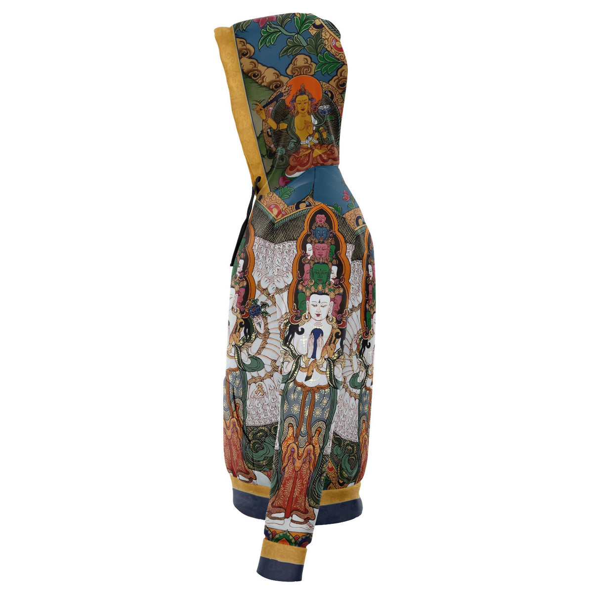 Buddha Pullover Hoodie - Tibetan Thangka