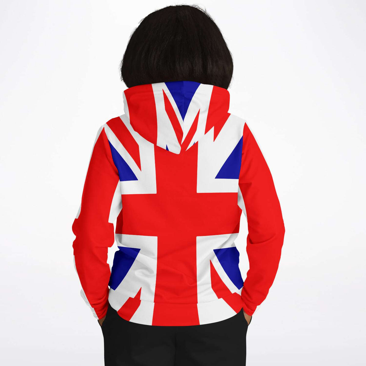 Union Jack Hoodie Cotton Blend