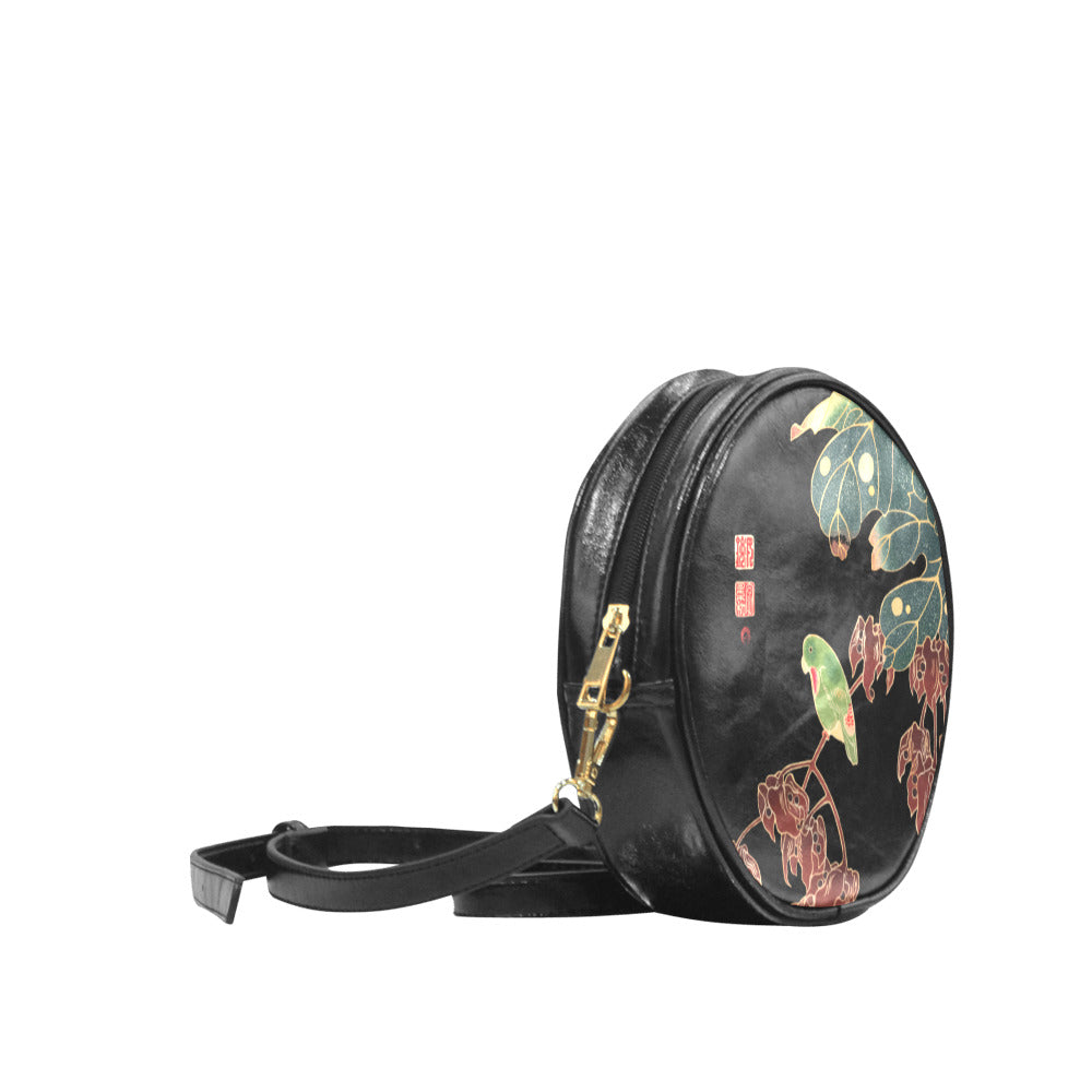 Round Sling Bag The Paroquet Round Sling Bag