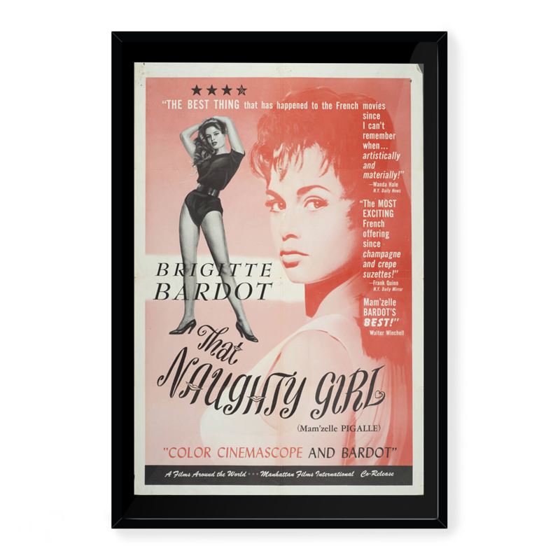 Bridget Bardot - Klassisches Filmplakat