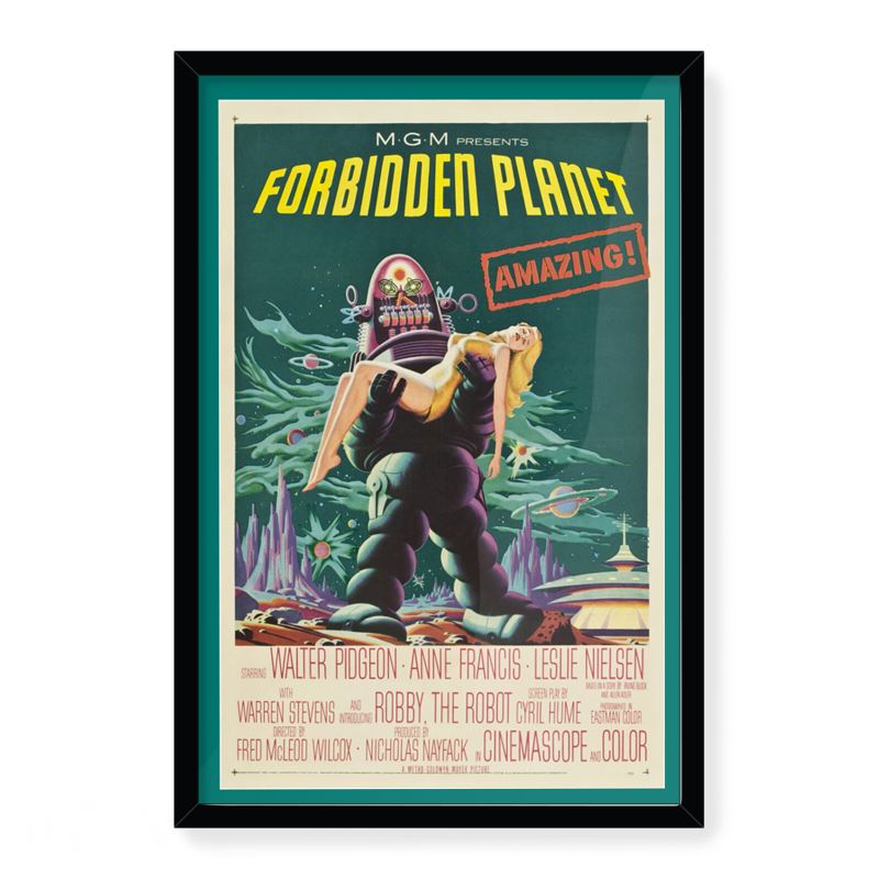 Klassisches Filmplakat zu „Alarm im Weltall“