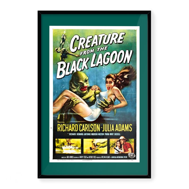 Vintage Movie Art Print &quot;Creature From The Black Lagoon&quot;