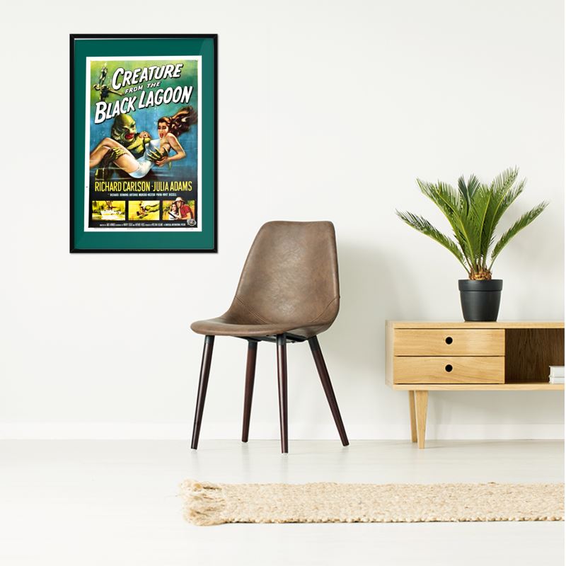 Vintage Movie Art Print "Créature du lagon noir"