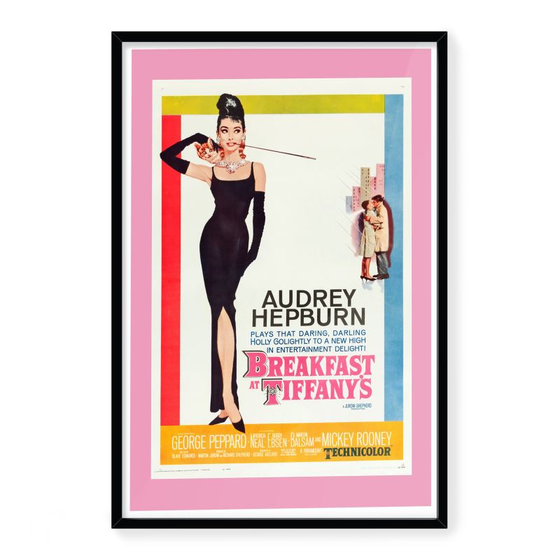 Audrey Hepburn Breakfast At Tiffany&#39;s Framed Art Print