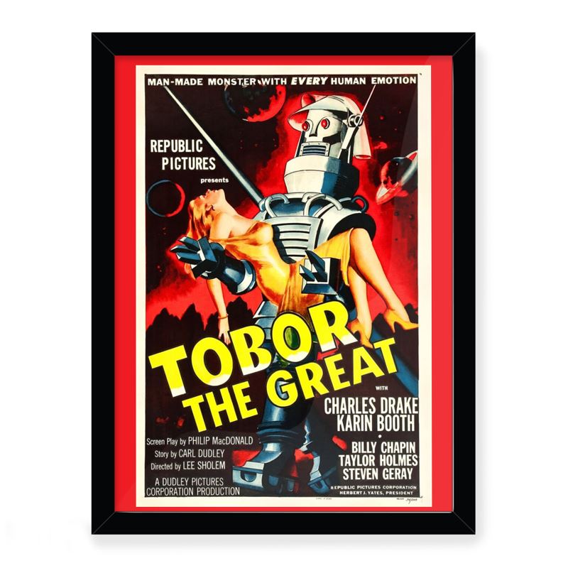 Film Vintage &#39;B&#39; Film &quot;Tobor The Great&quot; Impression artistique