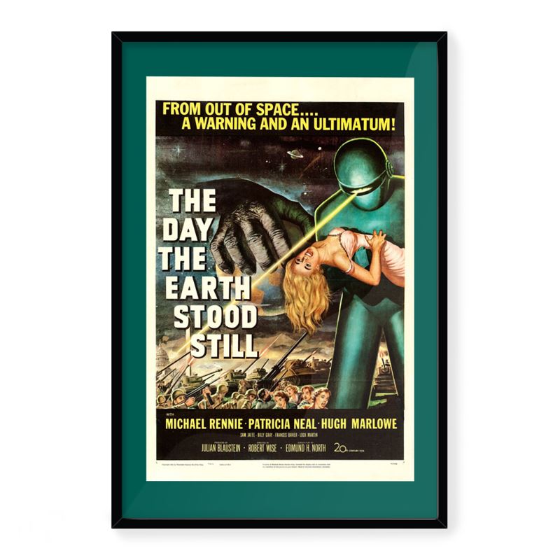 Vintage Movie Art Print &quot;The Day The Earth Stood Still&quot;