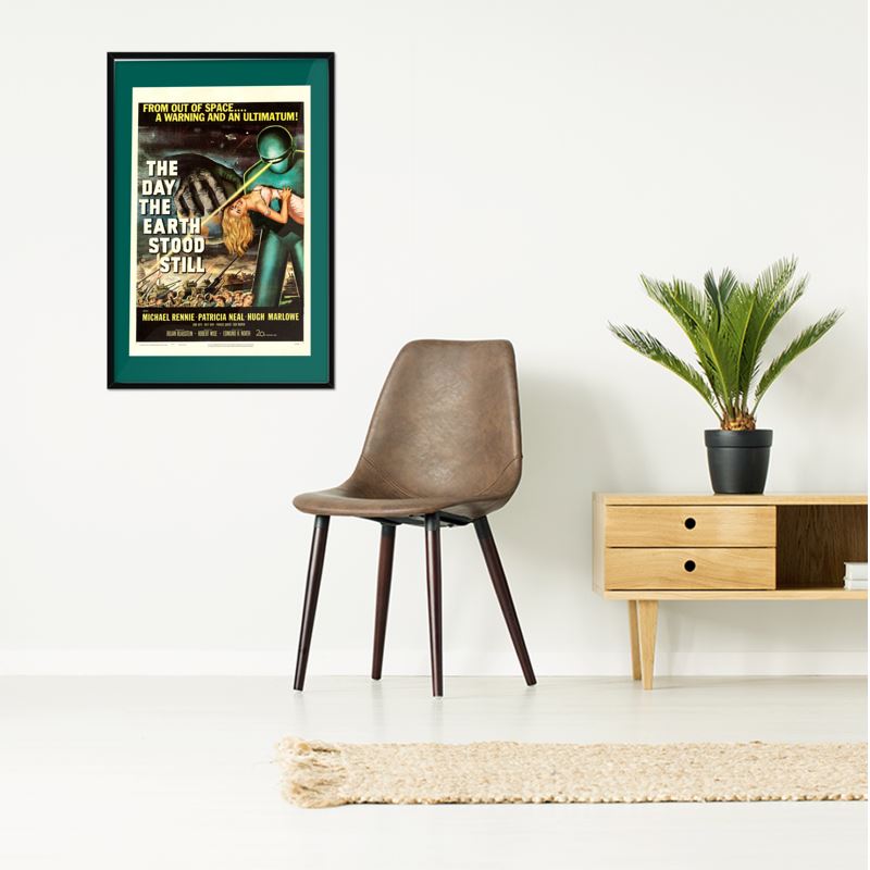 Vintage Movie Art Print "Le jour où la terre s'arrêta"