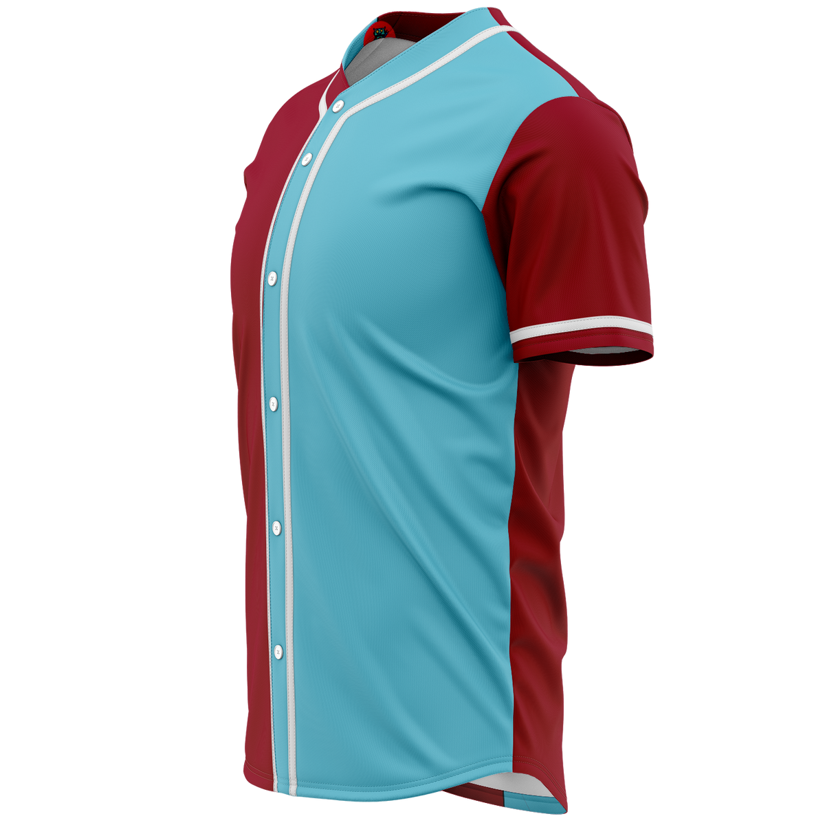 Jersey Art Déco Split Bordeaux