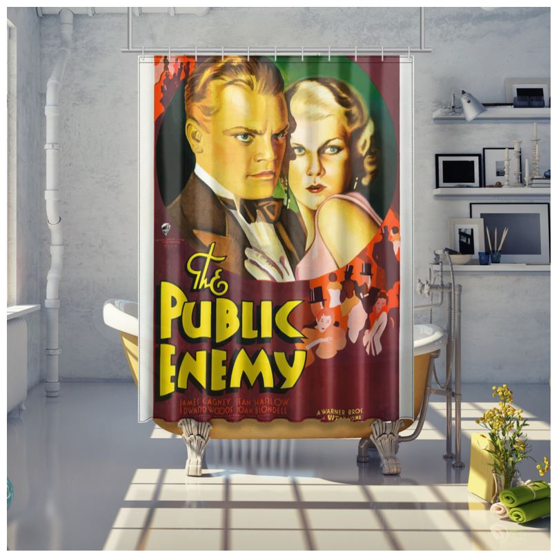 Duschvorhang „Public Enemy“ aus dem Filmklassiker