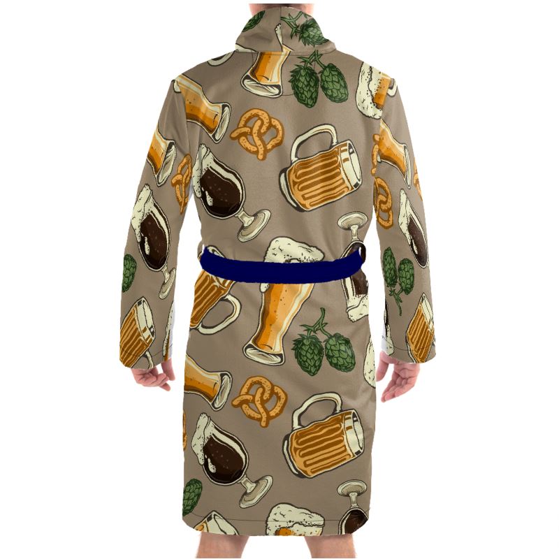 Beer and Pretzel Premium Dressing Gown