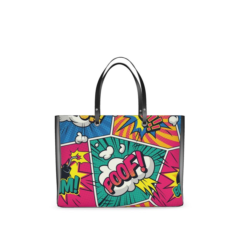 Pop Art Comic Print Premium Handbag