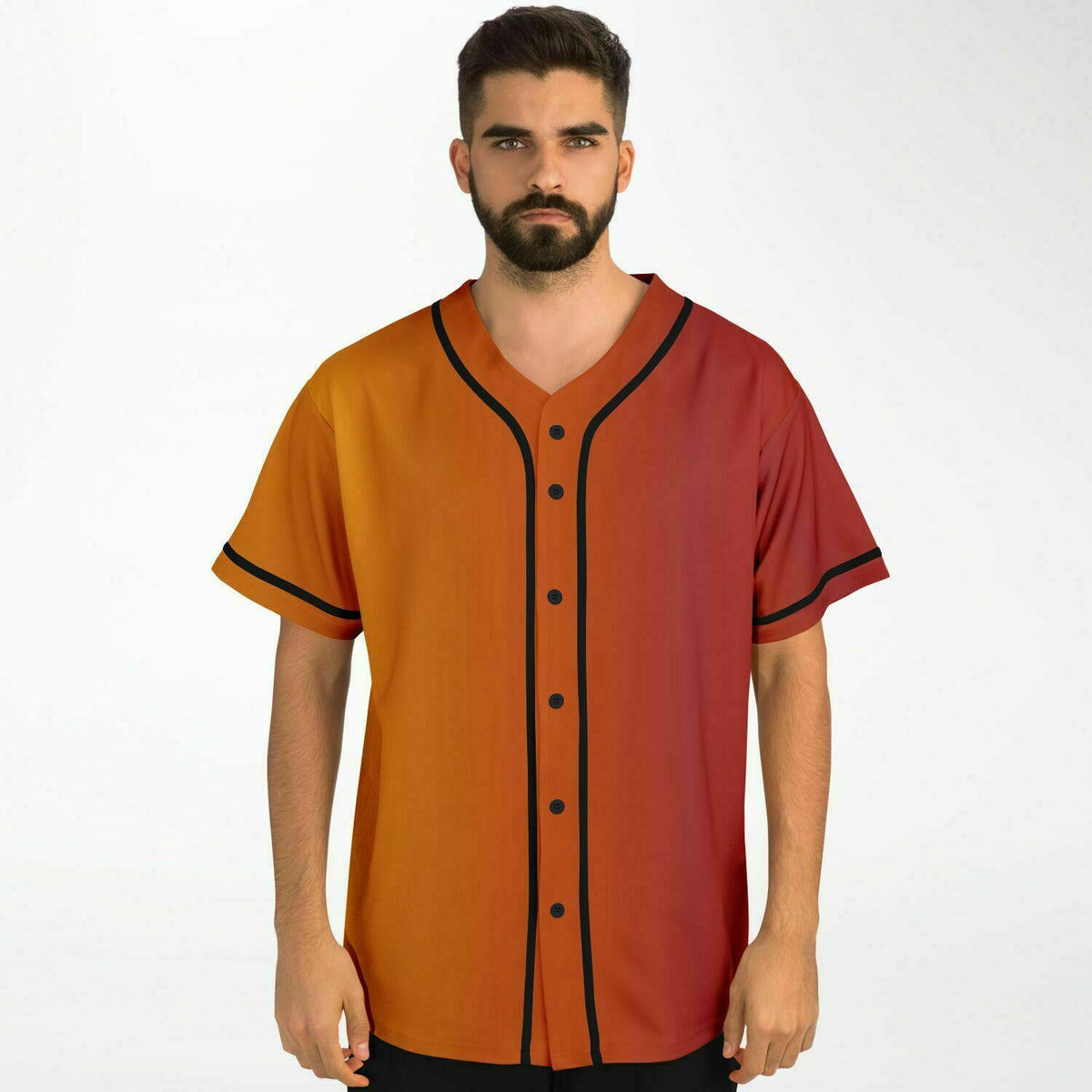 Baseball Jersey Sunburst, Retro Baseball Jersey
