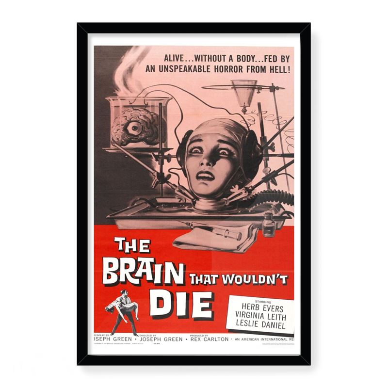 Vintage Movie Poster Art - The Brain That Wouldn&#39;t Die