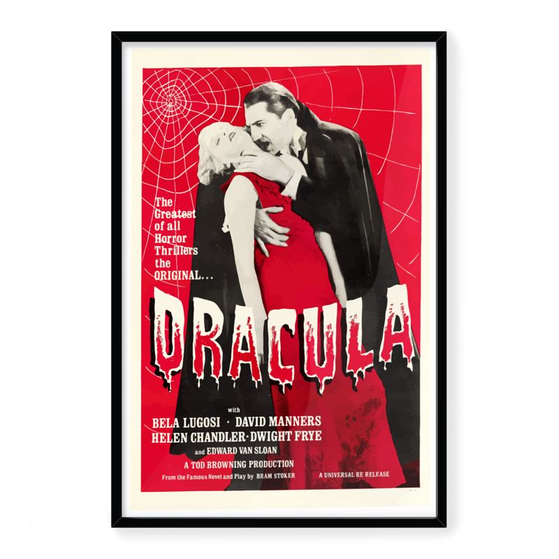 Affiche de film rétro Dracula