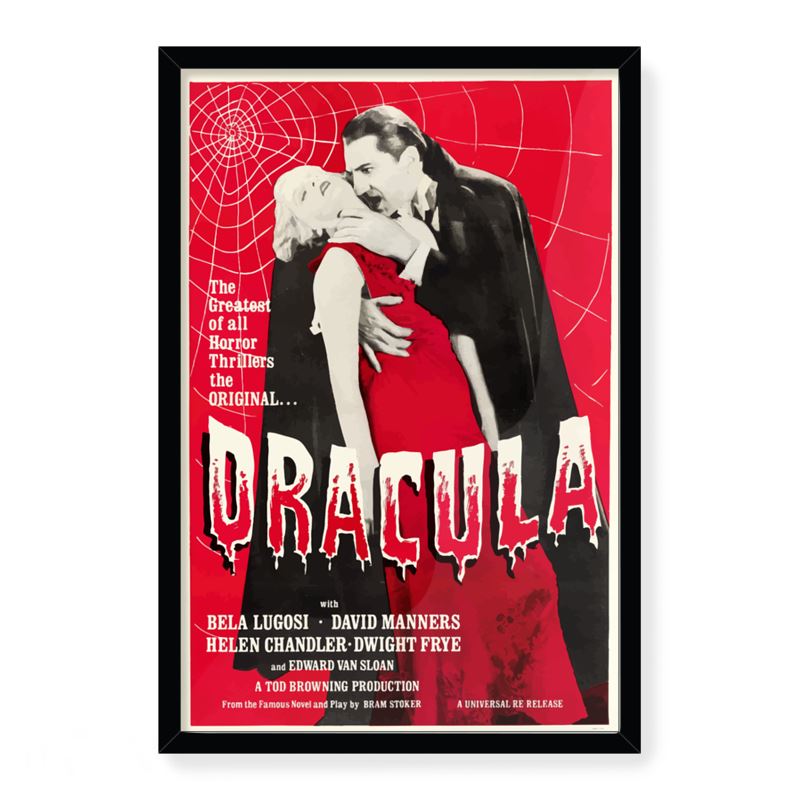 Film Dracula Vintage Impression artistique