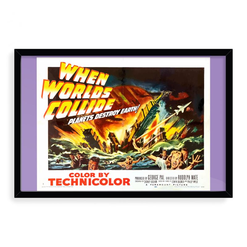 Art de film rétro (Quand les mondes entrent en collision)