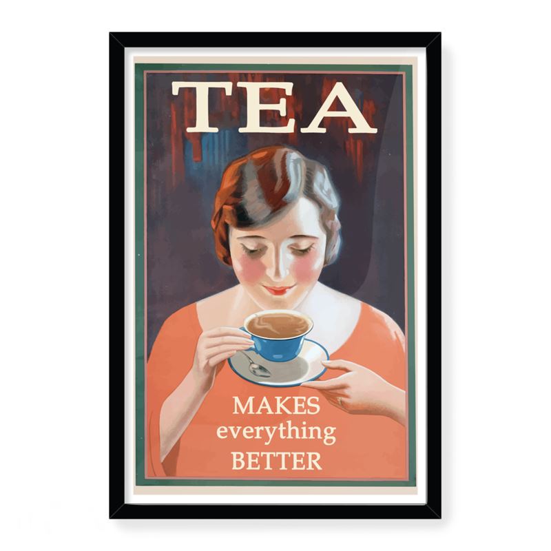 Vintage Tea Advert Art Print