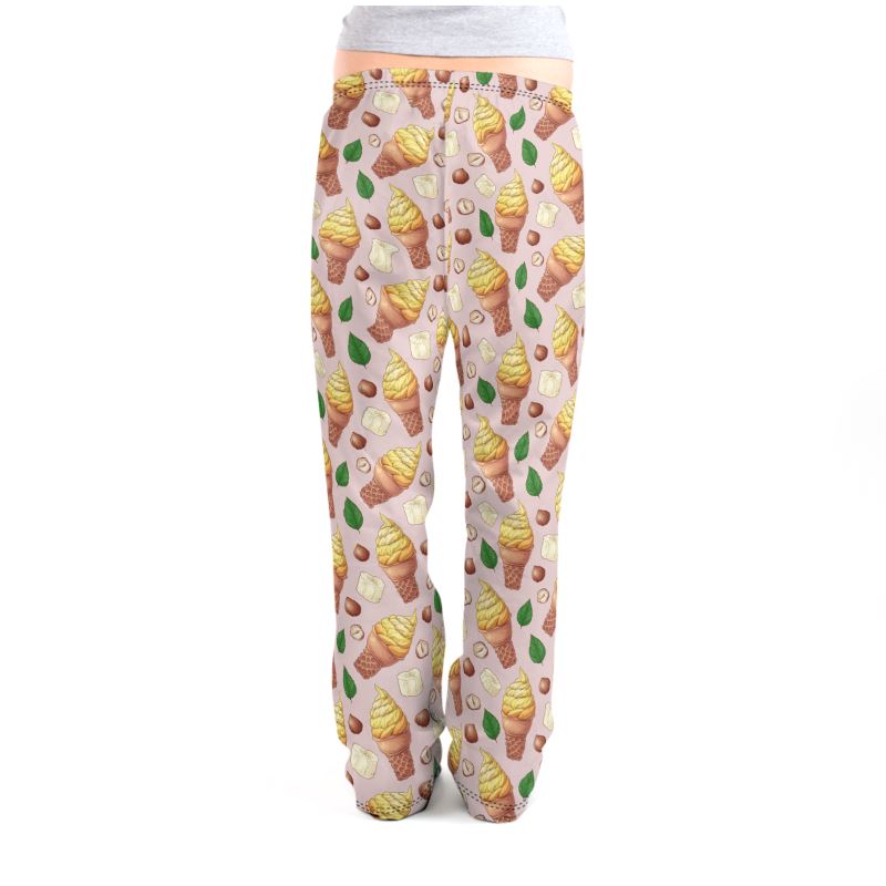 Ladies Pajama Pants -Banana Icecream