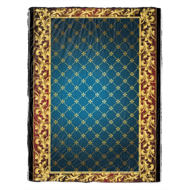 Art Deco Velvet Throw