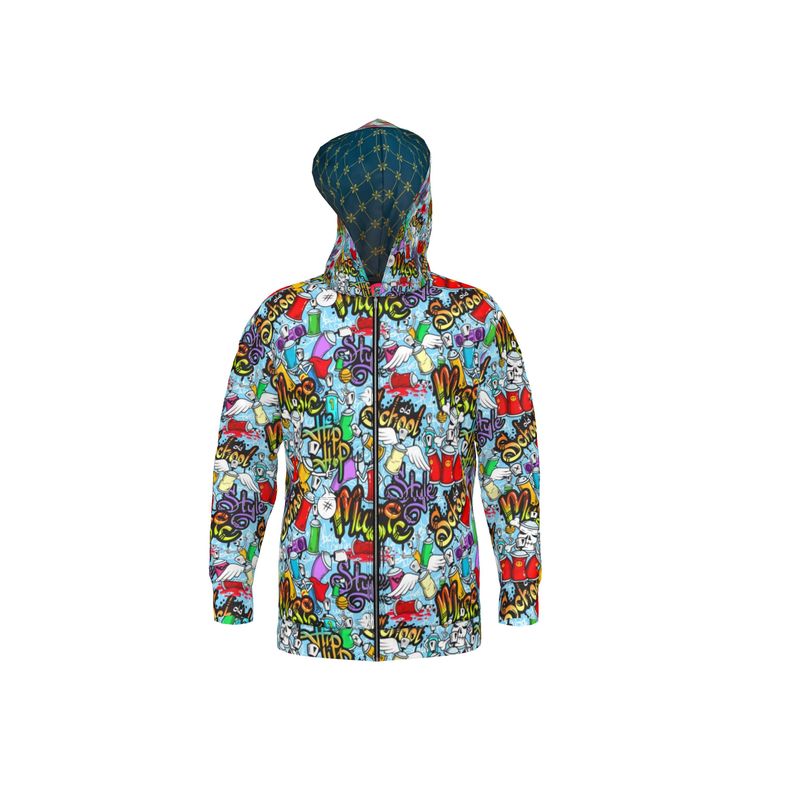 Graffiti Print Unisex Super Premium Hoodie