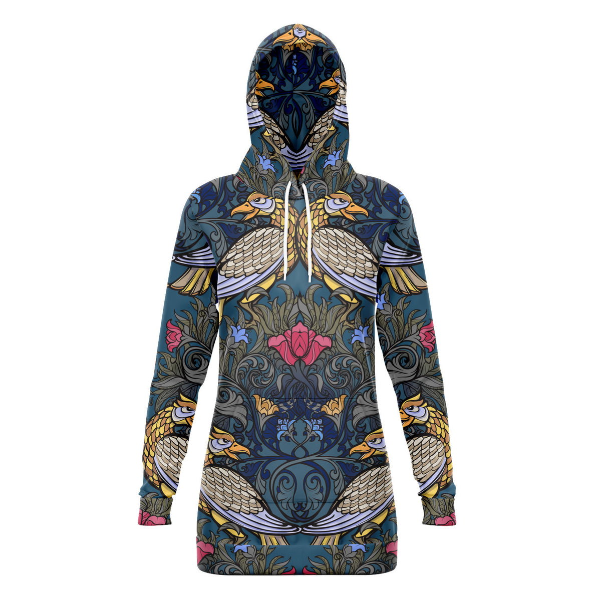 Longline Oversized Gothic Hoodie