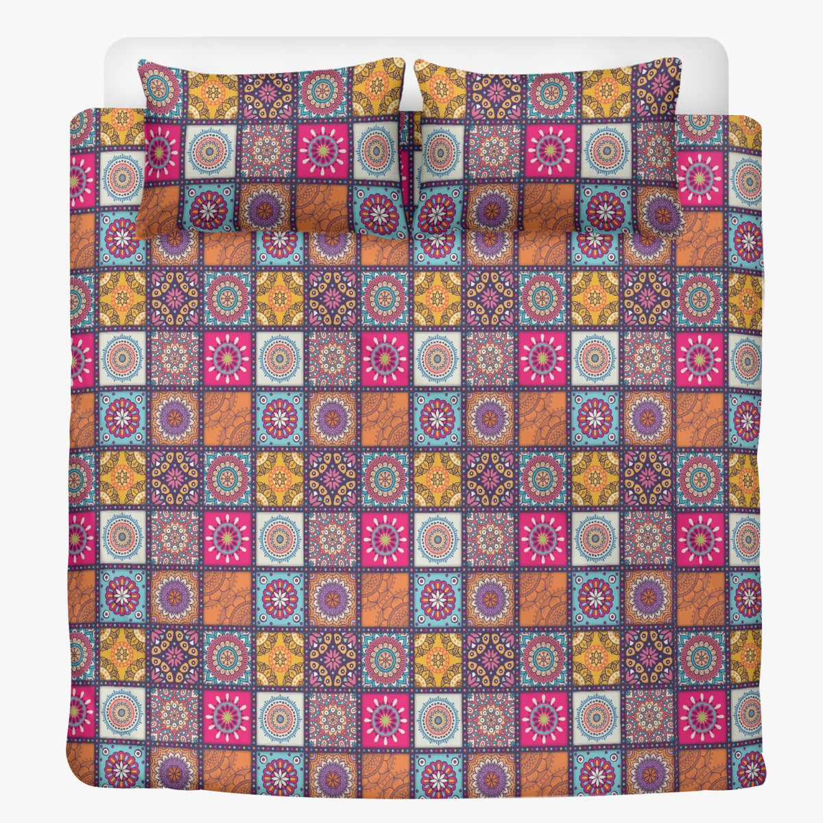 Boho-Bettwäscheset - Twin, Queen oder King