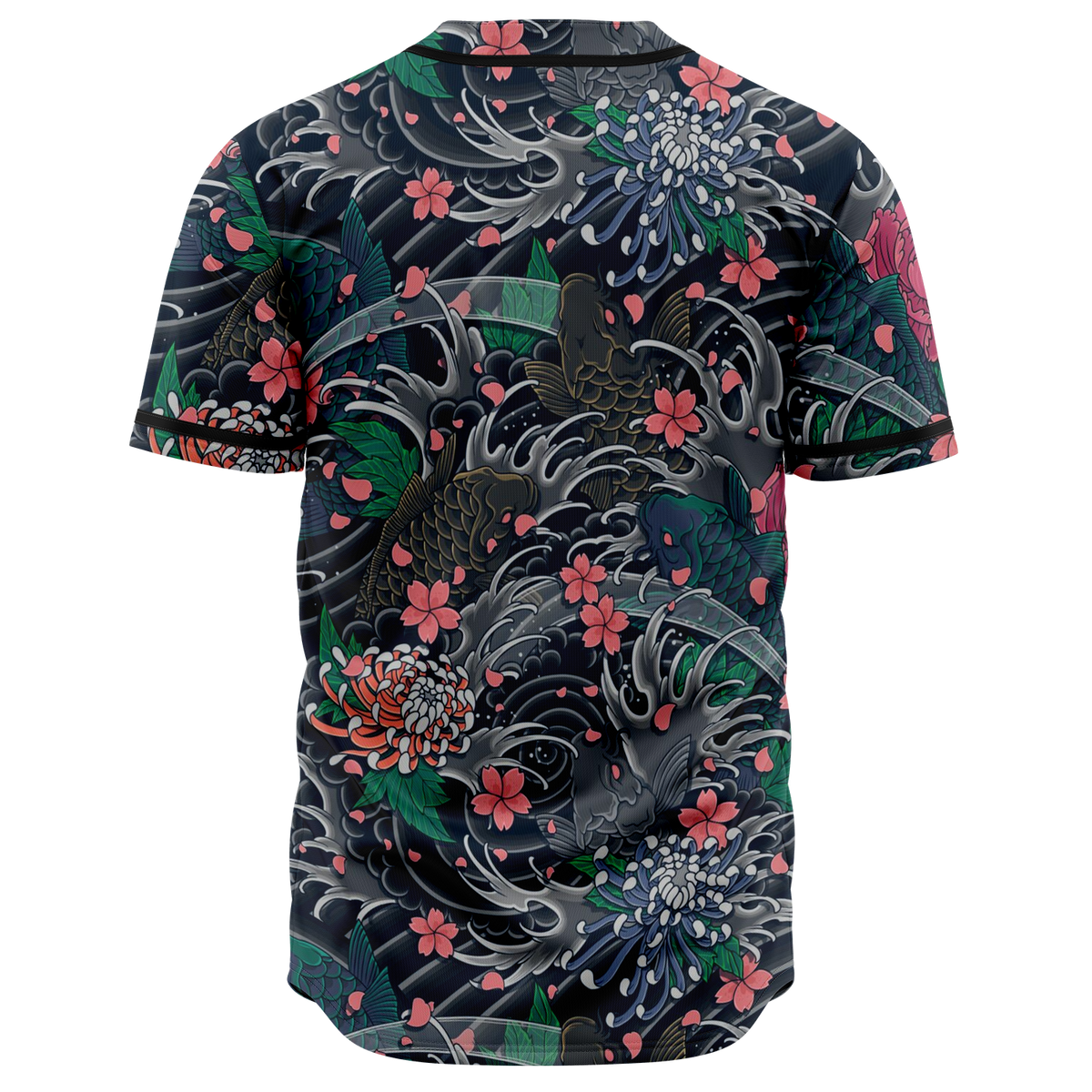 Japanese Tattoo Unisex Baseball Jersey