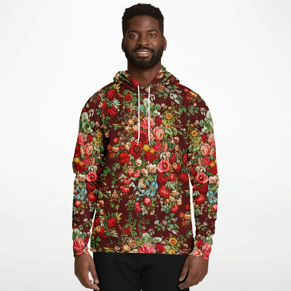 Lightweight hoodie - Art Nouveau Flowers Museum Collection