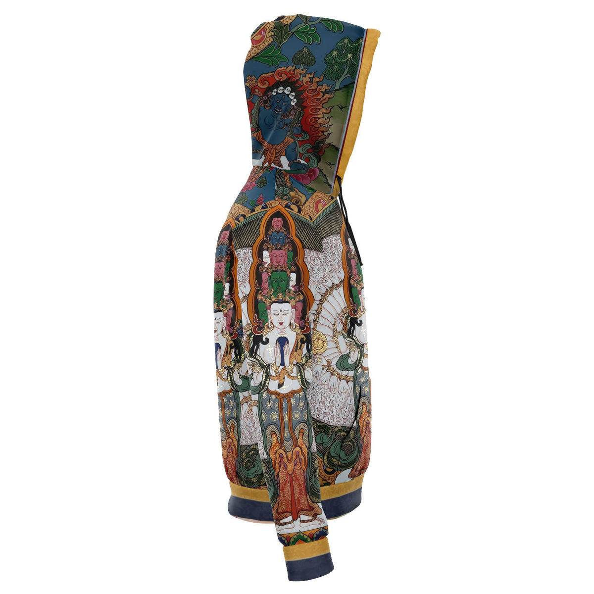 Buddha Pullover Hoodie - Tibetan Thangka