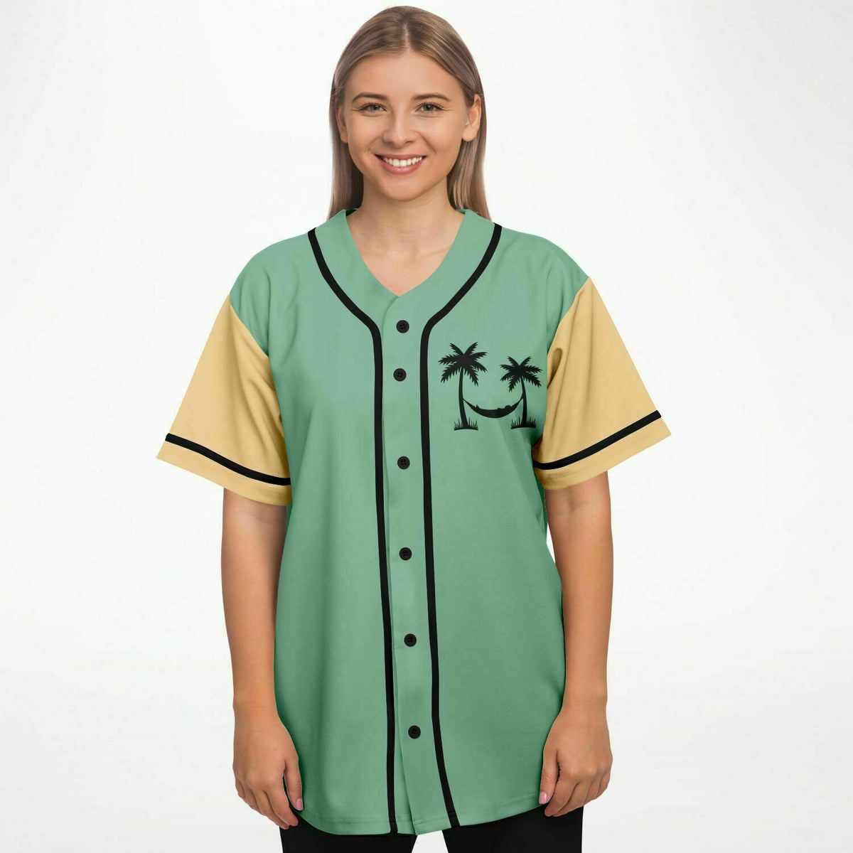 Baseball Jersey 50s Tropic, Retro Baseball Jersey