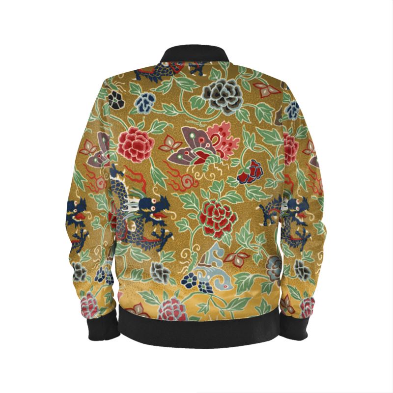 Chinois Premium Bomber Jacket (Museum Collection) en velours marbré, satin, jersey ou extérieur imperméable